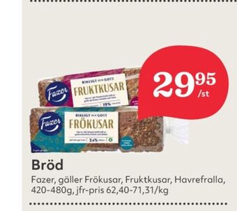 Hemköp Fruktkusar matbröd erbjuda