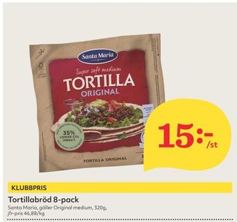 Hemköp Santa maria tortillas erbjuda