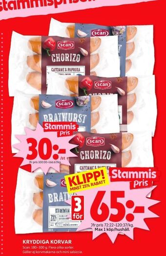 ICA Kvantum Scan chorizo erbjuda