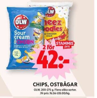 ICA Maxi Olw chips erbjuda