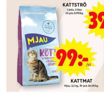 ICA Maxi Mjau kattmat erbjuda
