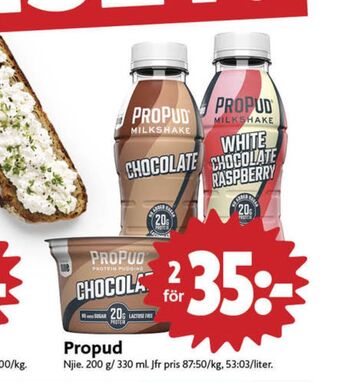 Propud milk shake