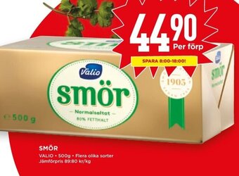 Willys SMÖR VALIO • 500g. erbjuda