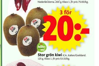 ICA Supermarket Ica kiwi erbjuda