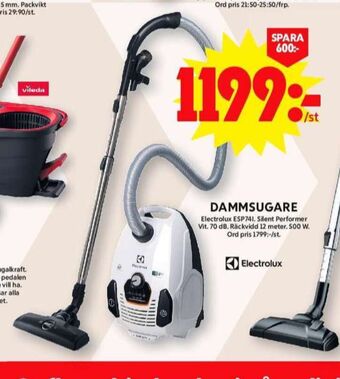 ICA Maxi Electrolux dammsugare erbjuda