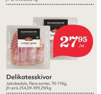 Hemköp Jakobsdals skinka erbjuda