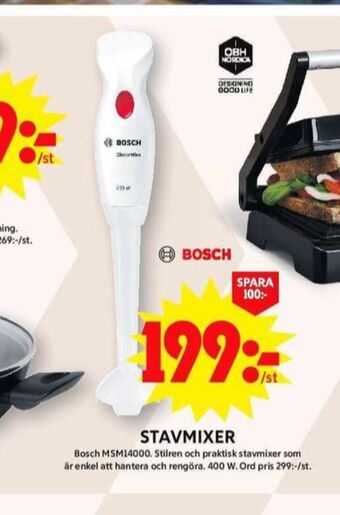 ICA Maxi Bosch stavmixer erbjuda