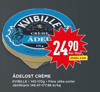 Willys ÄDELOST CRÈME KVIBILLE 140-170g erbjuda