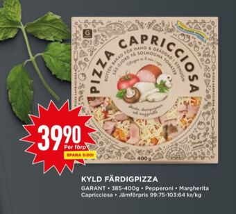 Willys Garant pizza erbjuda