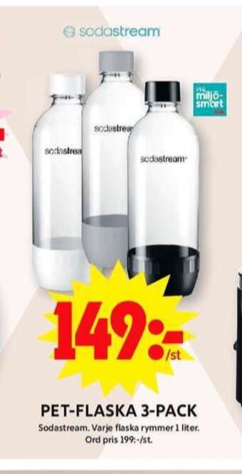 ICA Maxi Sodastream flaskor erbjuda
