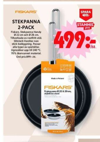 ICA Maxi Fiskars stekpanna erbjuda