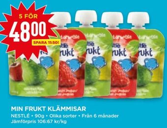 Willys Hemma Nestlé barnmat erbjuda