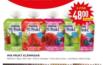 Willys Nestlé barnmat erbjuda