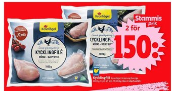 ICA Supermarket KYCKLINGFILÉ Kronfågel erbjuda