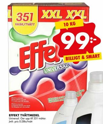 ÖoB Effekt tvättmedel erbjuda