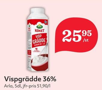 Hemköp Vispgrädde 36% erbjuda