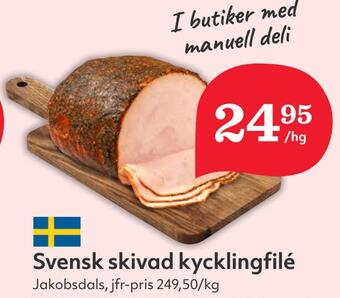 Hemköp Svensk skivad kycklingfilé erbjuda
