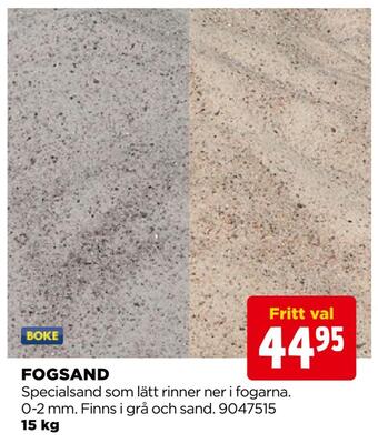 Jem&Fix Fogsand erbjuda