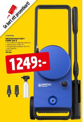 Jem&Fix Högtryckstvätt core 125-5 erbjuda