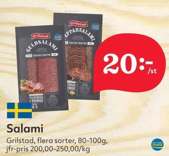 Hemköp Salami erbjuda