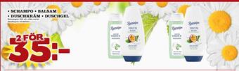 Din Mat Schampo • balsam • duschkräm • duschgel erbjuda
