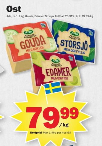 Pekås Ost erbjuda