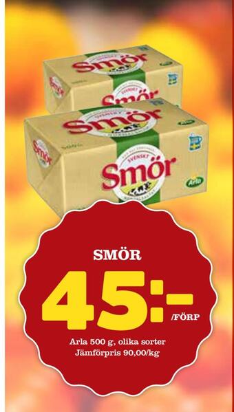 Supergrossen Smör erbjuda