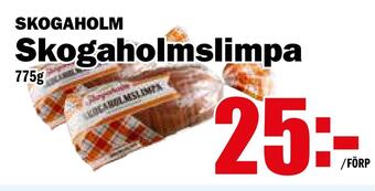 Matdax Skogaholmslimpa erbjuda