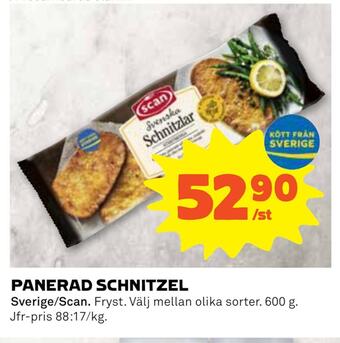 Panerad schnitzel