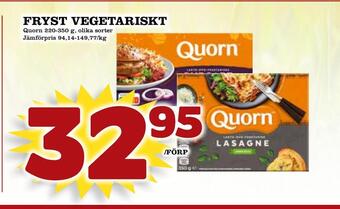 Supergrossen Fryst vegetariskt erbjuda