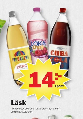 Pekås Läsk erbjuda