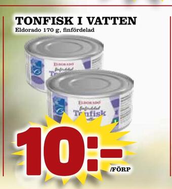 Matdax Tonfisk i vatten erbjuda