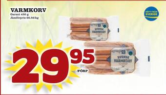 Supergrossen Varmkorv erbjuda