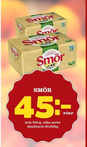 Din Mat Smör erbjuda