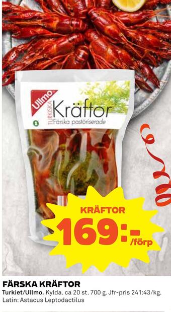 Färska kräftor