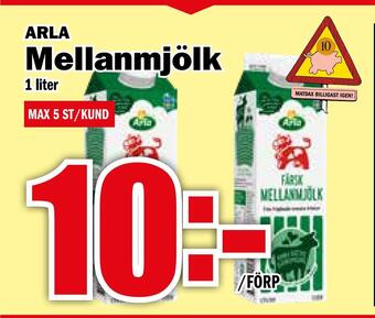 Matdax Mellanmjölk erbjuda