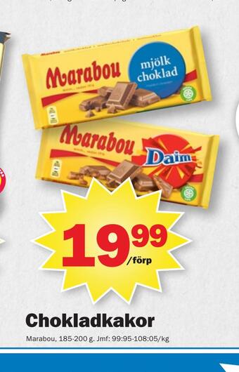 Pekås Chokladkakor erbjuda