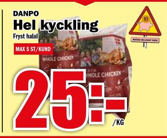 Matdax Hel kyckling erbjuda