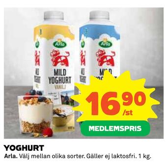Coop Konsum Yoghurt erbjuda