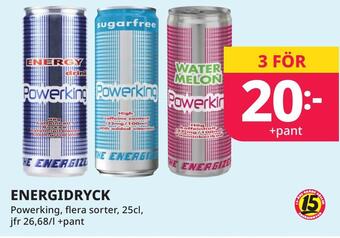 Tempo Energidryck erbjuda