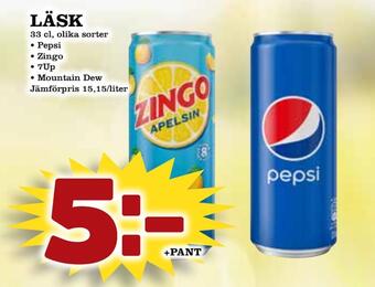 Supergrossen Läsk erbjuda