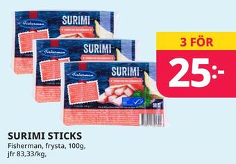 Surimi sticks