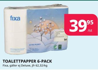 Tempo Toalettpapper 6-pack erbjuda