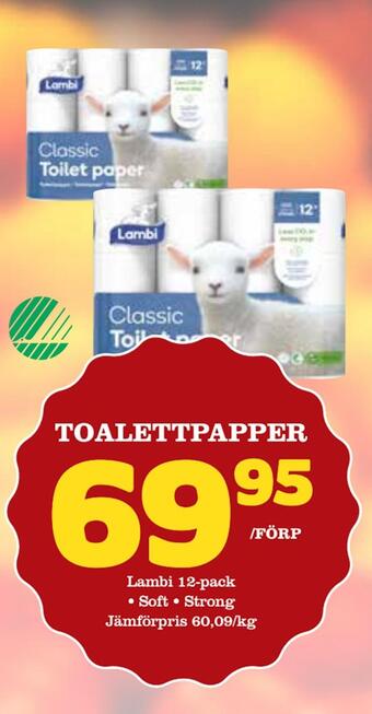 Supergrossen Toalettpapper erbjuda