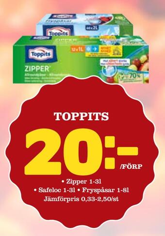 Matdax Toppits erbjuda