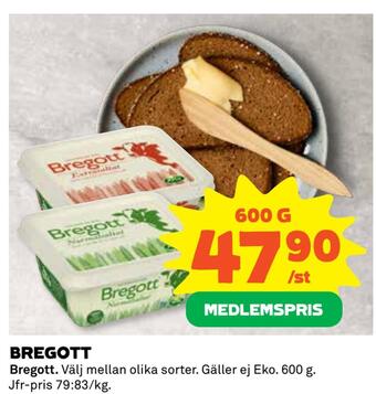 Coop Extra Bregott erbjuda