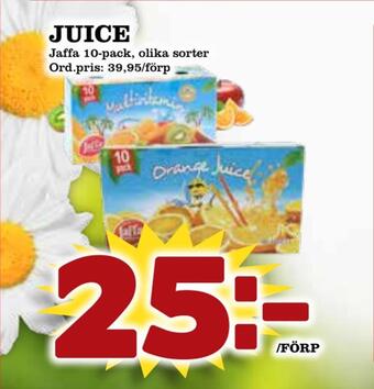 Supergrossen Juice erbjuda