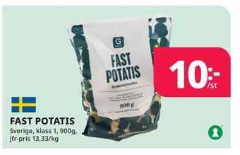 Tempo Fast potatis erbjuda