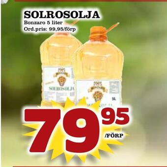 Supergrossen Solrosolja erbjuda