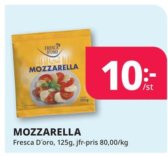 Tempo Mozzarella erbjuda